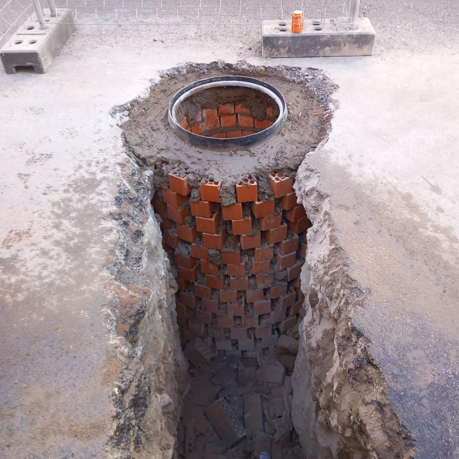 Obras de pocería en Galapagar