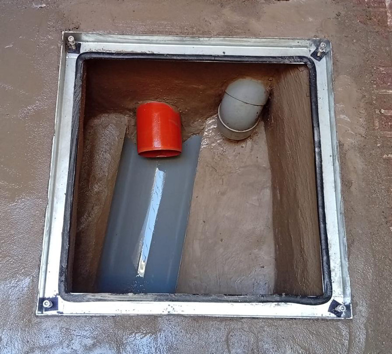 Construcción de arquetas de saneamiento en Galapagar