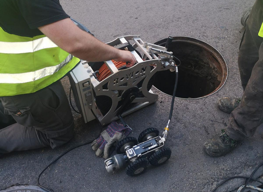Inspección de tuberías en Galapagar